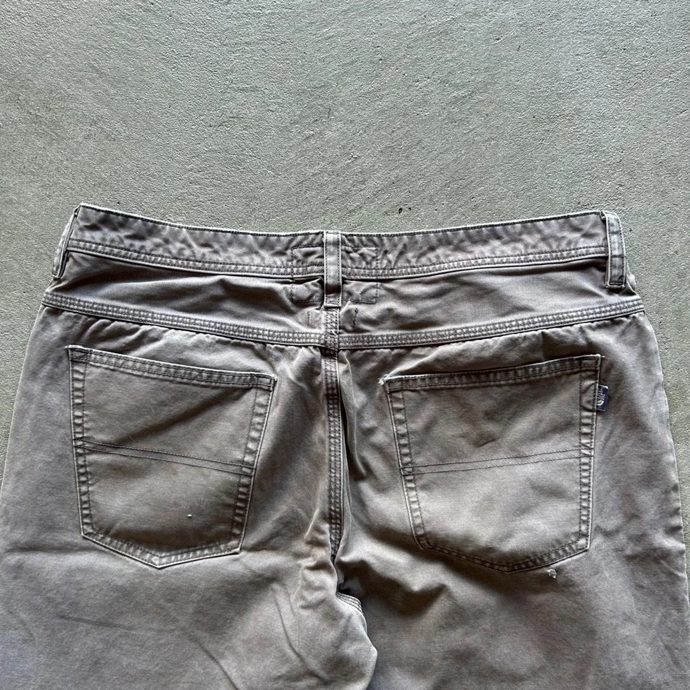 Vintage The North Face Pants Mens 34 Gray Heavyweight Canvas Hiking Distressed